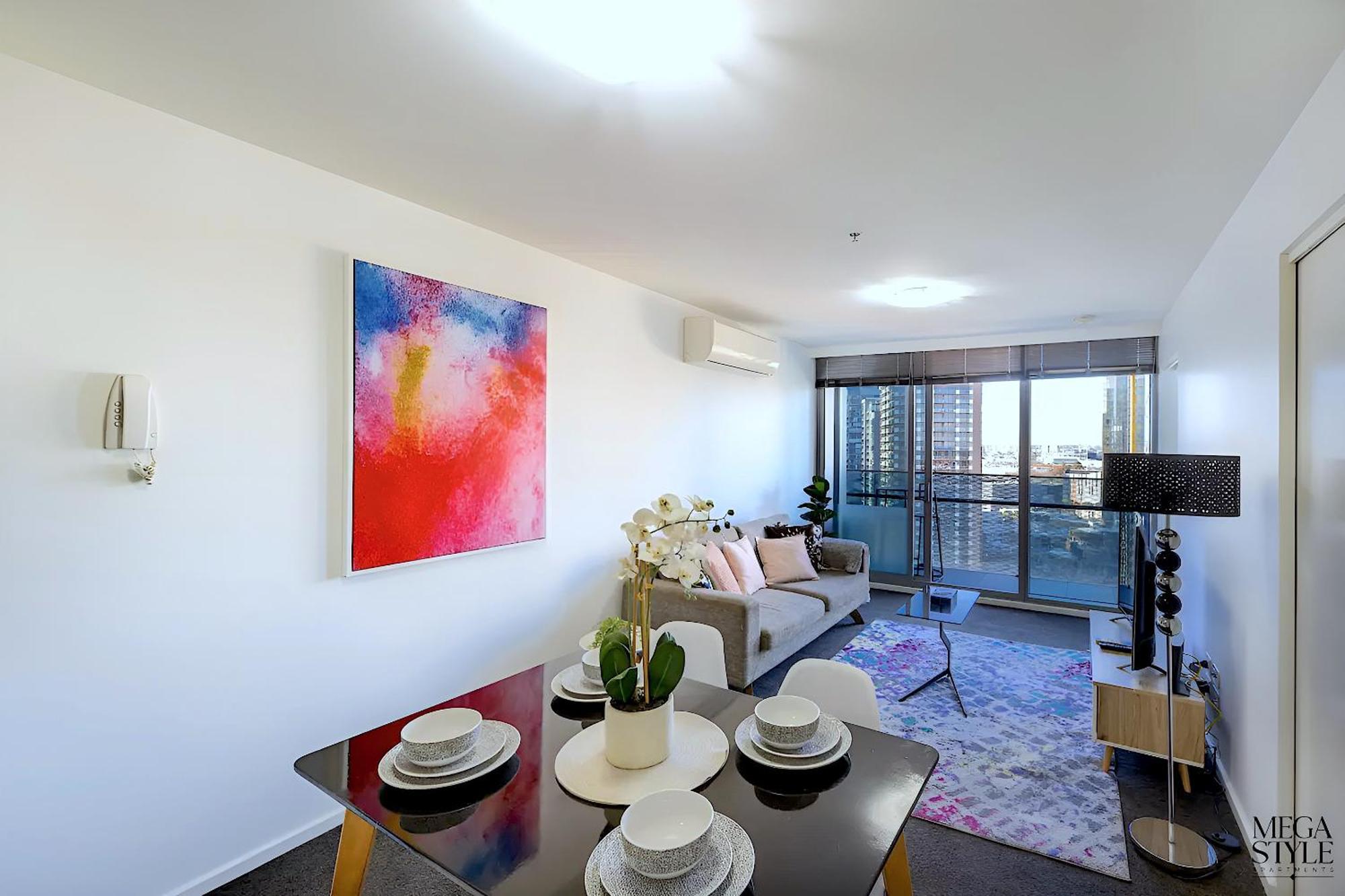 Mega Style Apartments Mainpoint Melbourne Rom bilde